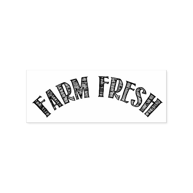 Farm Fresh Rubber Stamp (Imprint)