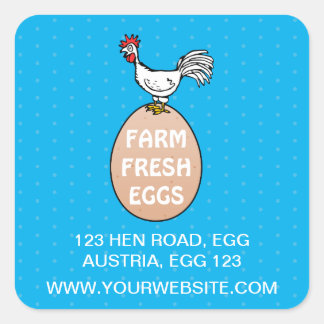 Farm Fresh Square Sticker