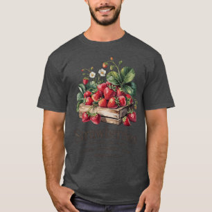 Farm Fresh Strawberries Strawberry Farmers Farm - T-Shirt