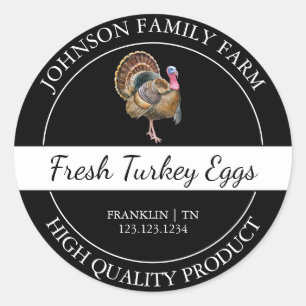 Farm Fresh Turkey Egg Black Label