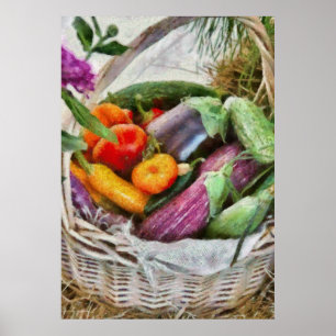 Farm - Fresh Vegetables Poster