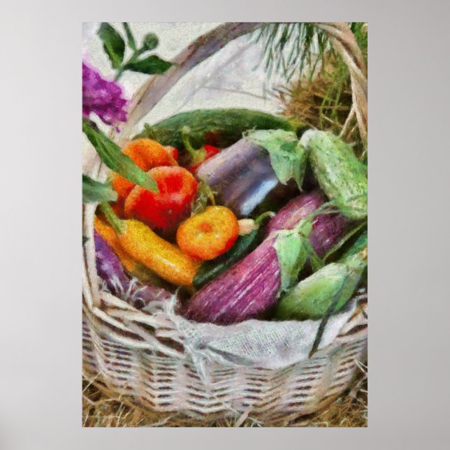 Farm - Fresh Vegetables Poster (Front)