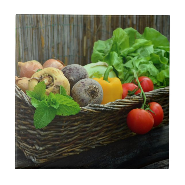 Farm Fresh Vegetables Tile (Front)