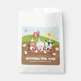 Farm Friends Birthday Party Favour Bags