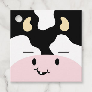 Farm Friends Cheerful Cow Gift Tag