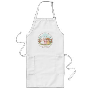 Farm friends forever - cute & cosy long apron