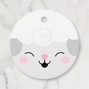 Farm Friends Laughing Lamb Gift Tag
