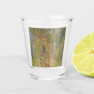 Farm Garden With Crucifix (by Gustav Klimt) Shot Glass