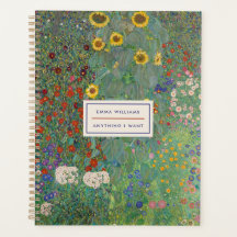 Farm Garden with Sunflowers Gustav Klimt