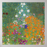 Farm Garden with Sunflowers — Gustav Klimt
