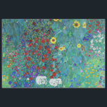 Farm Garden with Sunflowers, Gustav Klimt Tissue Paper<br><div class="desc">Gustav Klimt (July 14, 1862 – February 6, 1918) was an Austrian symbolist painter and one of the most prominent members of the Vienna Secession movement. Klimt is noted for his paintings, murals, sketches, and other objets d'art. In addition to his figurative works, which include allegories and portraits, he painted...</div>