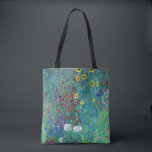 Farm Garden with Sunflowers, Gustav Klimt Tote Bag<br><div class="desc">Gustav Klimt (July 14, 1862 – February 6, 1918) was an Austrian symbolist painter and one of the most prominent members of the Vienna Secession movement. Klimt is noted for his paintings, murals, sketches, and other objets d'art. In addition to his figurative works, which include allegories and portraits, he painted...</div>