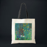Farm Garden with Sunflowers, Gustav Klimt Tote Bag<br><div class="desc">Gustav Klimt (July 14, 1862 – February 6, 1918) was an Austrian symbolist painter and one of the most prominent members of the Vienna Secession movement. Klimt is noted for his paintings, murals, sketches, and other objets d'art. In addition to his figurative works, which include allegories and portraits, he painted...</div>