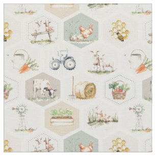 Farm gardening cottagecore rural lifestyle - slow fabric