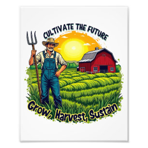 Farm Gift Farming Lover Future Farmer Photo Print