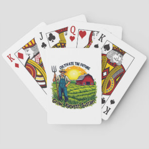 Farm Gift Farming Lover Future Farmer Playing Cards