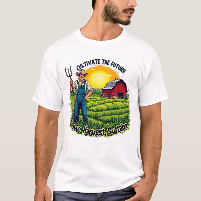 Farm Gift Farming Lover Future Farmer T-Shirt (Front)