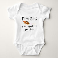 Farm Girls Aren't Afraid to Get Dirty T-shirts