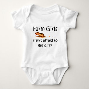 Farm Girls Aren't Afraid to Get Dirty T-shirts