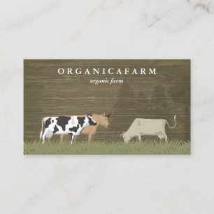 Farm Green wood Business Card
