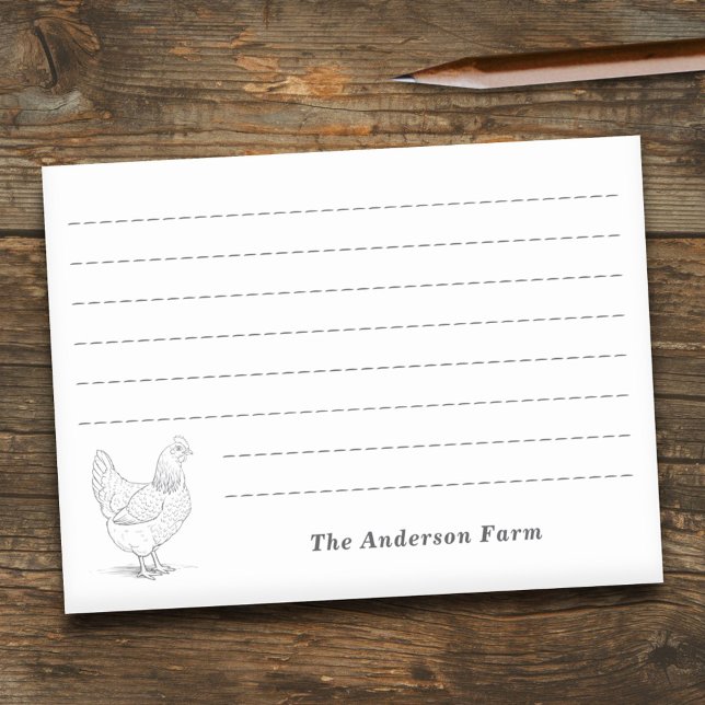 Farm Hen Post-it Notes (Farm Hen Post-it Notes)