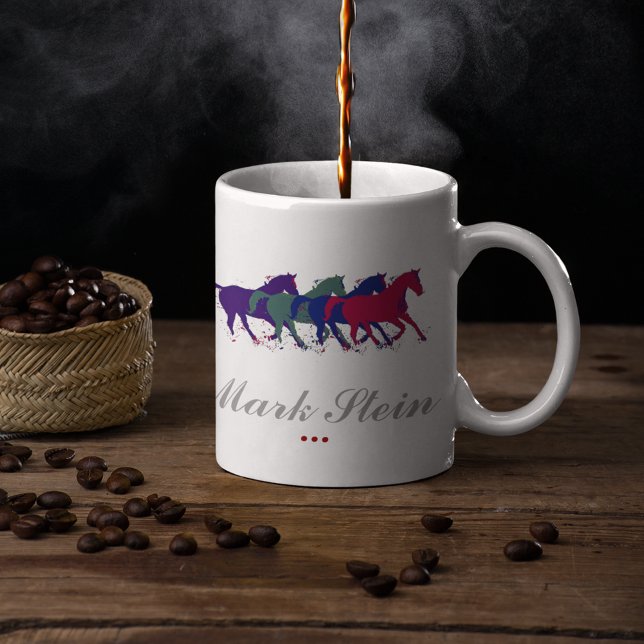 farm horses personalised coffee mug (Creator Uploaded)