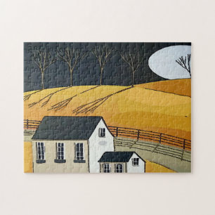 Farm House, add text, Jigsaw Puzzle