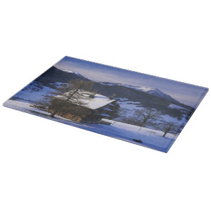 Farm house and Mount Rigi and Pilatus, Cutting Board
