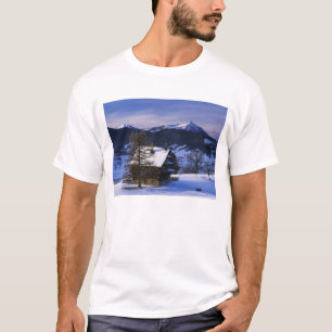 Farm house and Mount Rigi and Pilatus, T-Shirt