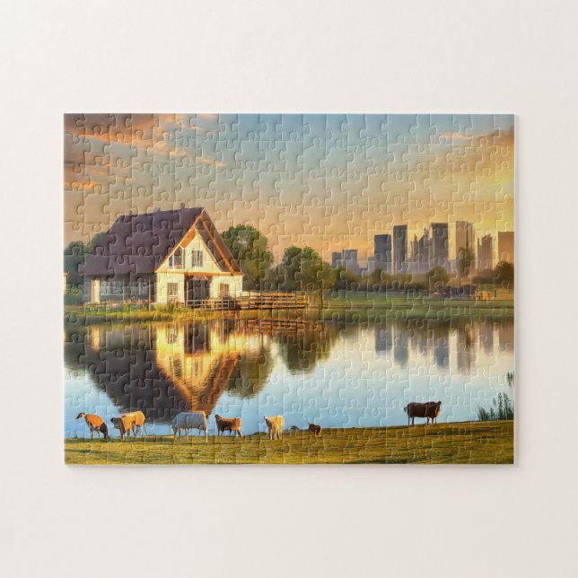Farm House Animals The Daily Jigsaw puzzle Recent  (Horizontal)