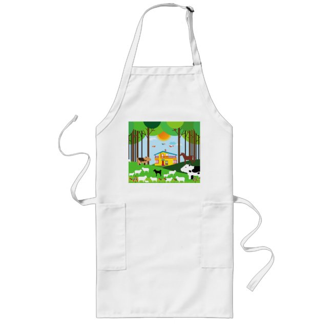 Farm in the woods long apron (Front)