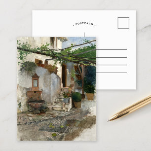 Farm Interior from South of Spain   Hugo Birger Postcard