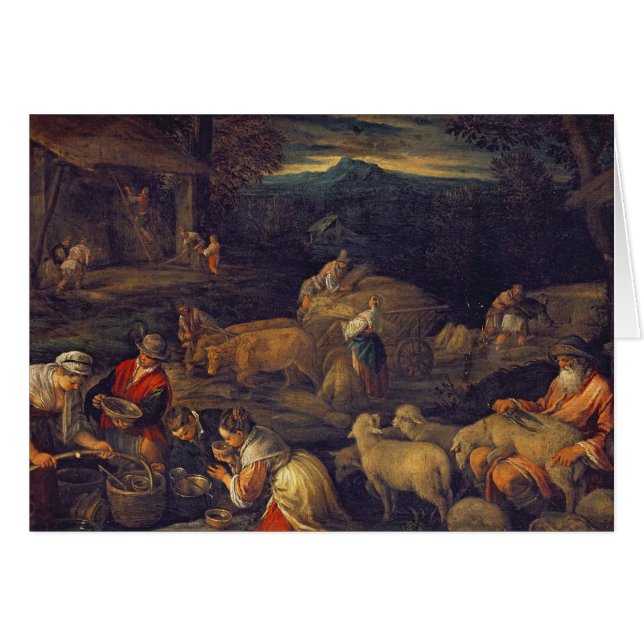 Farm Interior or Shearing Sheep (Front Horizontal)