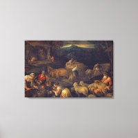 Farm Interior or Shearing Sheep