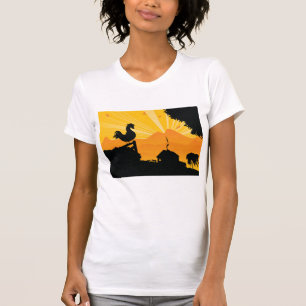 Farm Landscape Womens T-Shirt