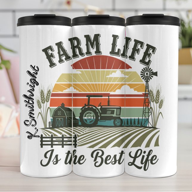Farm Life Best Life Thermal Tumbler (Creator Uploaded)