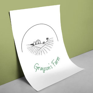 Farm Life Cottage Business Poster