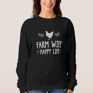 Farm Life Graphic Agriculture Agriculteur Farmer T Sweatshirt