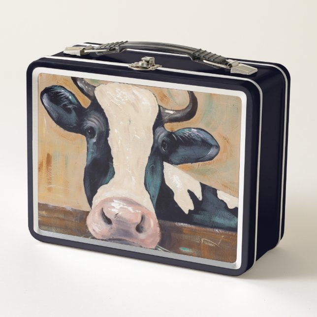 Farm Life - Gunther the Cow Metal Lunch Box (Front)