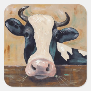 Farm Life - Gunther the Cow Square Sticker