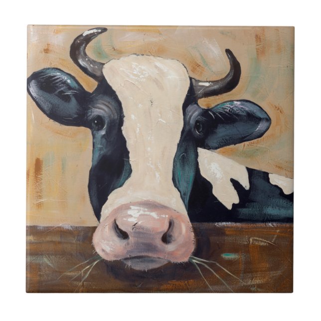 Farm Life - Gunther the Cow Tile (Front)