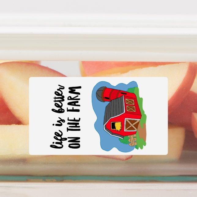 Farm Life Labels (Affixed)