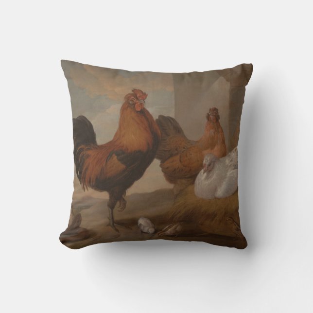 Farm Life Throw Pillow (Front)