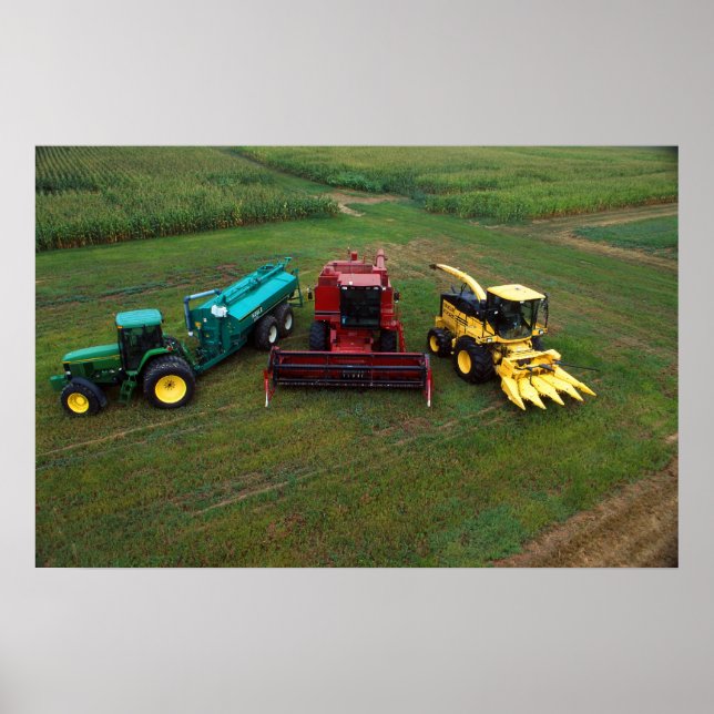 Farm machines poster (Front)