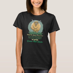 Farm Meat Farmer Butcher Scottish Highland Cow T-Shirt