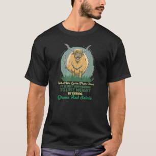Farm Meat Farmer Butcher Scottish Highland Cow T-Shirt