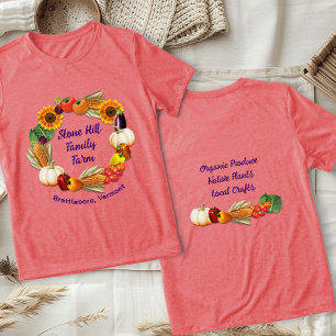 Farm Name Produce Vegetables  Tri-Blend Shirt