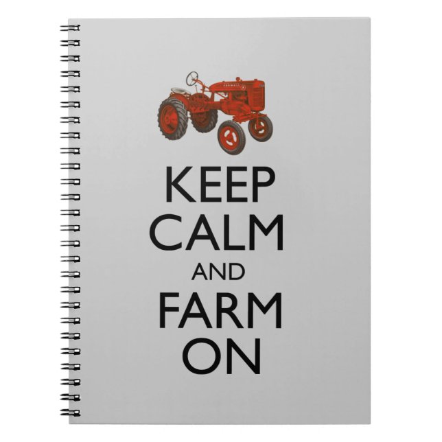 Farm Notepad Spiral Notebook (Front)