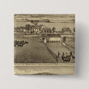Farm of SA Cockayne near Moundsville 15 Cm Square Badge