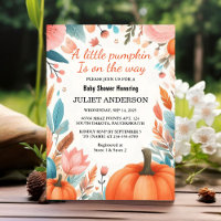 Farm Pink Blue Boho Girl Boy Fall Baby Shower